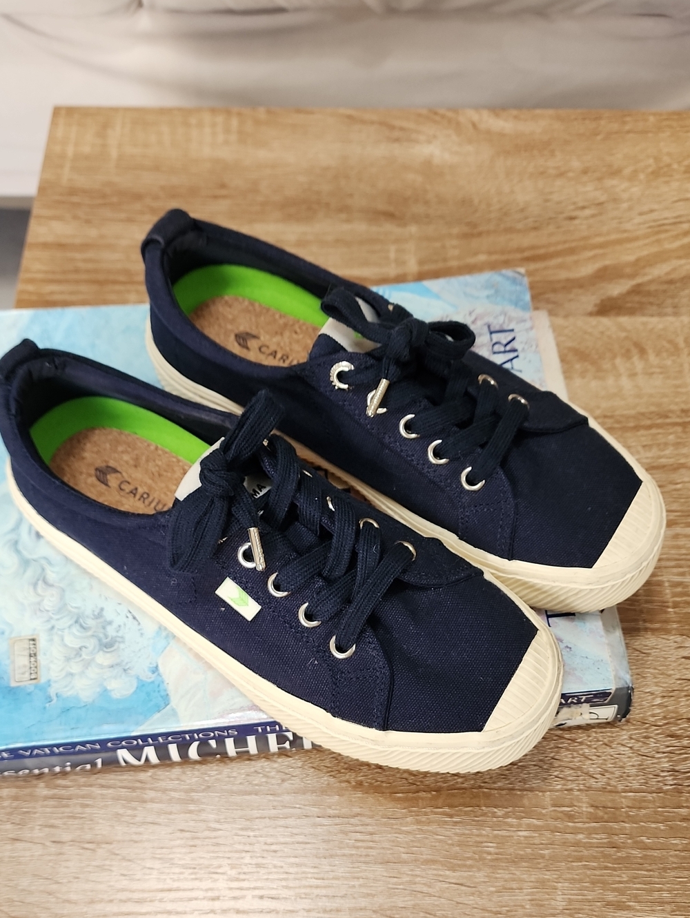 Women's Size 6.5 CARIUMA OCA Low Yellow Canvas Sneaker